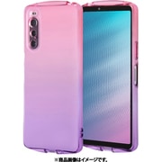 IN-RXP10M5TC12/PVM [Xperia 10 V用 耐衝撃 TPUソフトケース グラデーション GREA ピンク/パープル]
