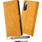 IN-RXP10M5DML1/Y [Xperia 10 V用 耐衝撃 手帳型レザーケース Raffine/イエロー]