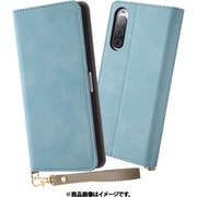 IN-RXP10M5DML1/A [Xperia 10 V用 耐衝撃 手帳型レザーケース Raffine/ブルー]