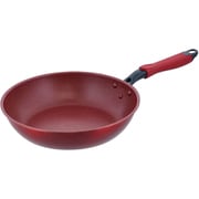 フライパン デリシャスサインエボルト 28cm ダイヤモンドコート IH/ガス両用 予熱完了サイン付き レッド NM-103