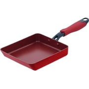 卵焼き器 エッグパン 15×18cm レッド IH対応 デリシャスサインエボルト NM-107