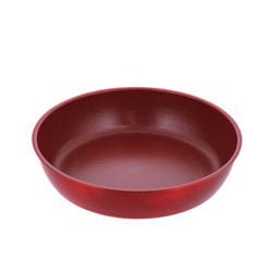フライパン 28cm シングルアイテム レッド IH対応 デリシャスサインエボルト NM-123