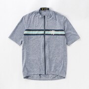 kphs1041-L [メランジ半袖ジャージ チェレステライン L]