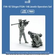 MGF7501 1/35 スティンガー/ジャベリン射手 フィギュアセット [組立式プラスチックモデル]