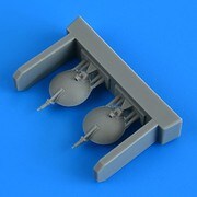 QIC 49058 1/48 Su-25ブレーキパラシュート格納庫カバー （ズべズダ用） [プラモデル用パーツ]