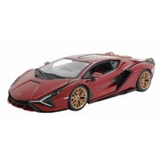 BUR21099R1 1/24 ランボルギーニ シアン FKP37 レッド [ダイキャストミニカー]