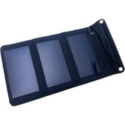 ポータブルソーラーパネル充電器 最大出力5Wタイプ ブラック AJ-NSOLAR5W BK