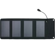 ポータブルソーラーパネル充電器 最大出力7Wタイプ ブラック AJ-NSOLAR7W BK
