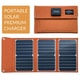 高品質ポータブルソーラーパネル充電器 最大出力16Wタイプ オレンジ AJ-NSOLAR16W OR