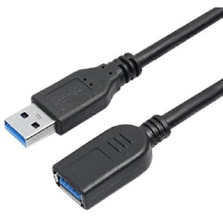 USB3.0延長ケーブル 2.0m GR-USB3-EXA20BK