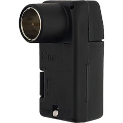 4K8K衛星放送対応 4C・5C共用高シールド型アンテナプラグ ブラック AP7W-P