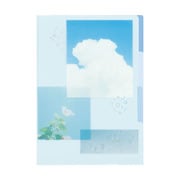 空一瞬クリアホルダー あお SICH02