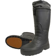 KR8010-BK-M [柔らかい防寒EVAラバーブーツ（裏ボア） カバー付 ブラック M（24.5～25.0）]