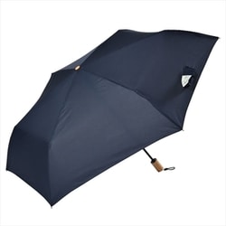 折りたたみ傘 晴雨兼用 エコルーペット オートマティックミニ58 58cm 自動開閉 UVカット加工 PET再生繊維 ネイビー 16621