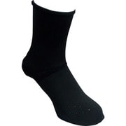 NO9860-BLK-L [防寒 ミドル インナーソックス 滑り止め付 ブラック L（25.5～26.5）]