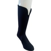 NO9870-BLK-L [防寒 ロング インナーソックス 滑り止め付 ブラック L（25.5～26.5）]