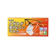 KOOメガネが曇りにくいマスク やや小さめサイズ 白色 30枚 個別包装