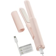 ヘアアイロン ミニ ストレートアイロン USB給電式 TypeCケーブル付属 NOGI ピンク HAB-HIS01UPN
