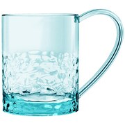 ターホン(TarHong) キューブ コップ 320ml タンブラー 割れない プラスチック おしゃれ グラス アクア PCUMU110CMA