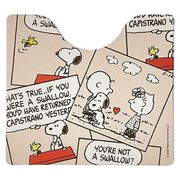 720602 [PEANUTS スヌーピー キュートコミック トイレマット グレー]