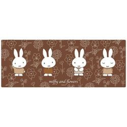 Dick Bruna ミッフィー ラインアート ロングマット 120cm ブラウン 720916