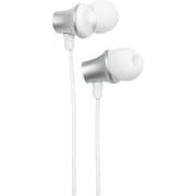 マイクミュート機能付き 有線イヤホン ホワイト QE-0801WH