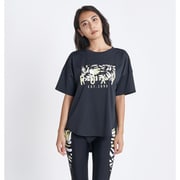 CALM DOWN TEE RST232520 BLK Sサイズ [フィットネス ヨガ シャツ 水陸両用]