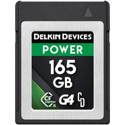 POWERシリーズ CFexpressカード Type B G4 165GB 最大書込1700MB/s 最低持続書込805MB/s DCFXBP165G4