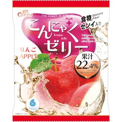 こんにゃくゼリー りんご味 16g×6個