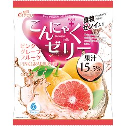 こんにゃくゼリー ピンクグレープフルーツ味 16g×6個