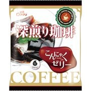 こんにゃくゼリー 深煎り珈琲味 16g×6個