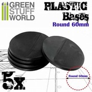 GSWD-11274 プラスチックディスプレイベース 円形型 60mm径 [プラモデル用品]