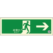 ZHN1101 [避難口誘導標識ステッカー（中輝度蓄光式） TSN801]