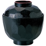 亀甲小吸物椀 黒天朱 内黒 35010010