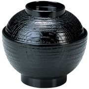 ケヤキ小吸物椀 総黒 35040210
