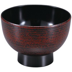 4.3寸河和田椀 絞り刷毛目 内黒 45150720