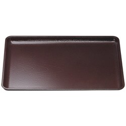 新尺2ケヤキ会席盆 新溜 ノンスリップ加工 50410260