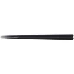 PBT 22.0cm六角箸 黒塗 90031200