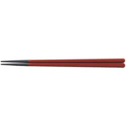 PBT 22.0cm六角箸 朱塗 90031201