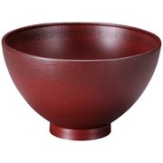 Φ137布着せ茶づけ椀 オール吟朱 31006960