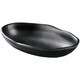 メラミン14.2ひねり舟型小鉢黒マット 51024340