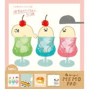 お菓子などうぶつ工房 メモパッド 喫茶店 LM217