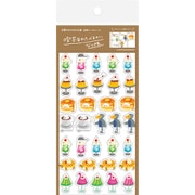 お菓子などうぶつ工房 透明シールシート 喫茶店 QS158