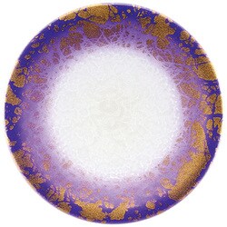 直径150寿司皿 アクアパープル金雲 13000162