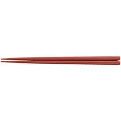 SPS 22.5cm六角箸 茶OM（面取） 90023182