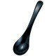 アクリル樹脂おじやスプーン200（大）黒OM 80603810