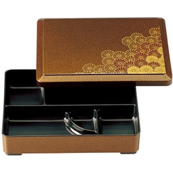 8寸長手福来弁当 野菊内黒（蓋親） 23213690