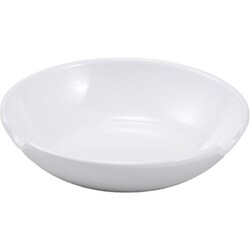 メラミン13㎝ホワイト丸皿・箸置き付 80305110