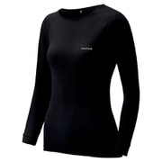ジオライン L.W.ラウンドネックシャツ Women's 1107733 ブラック (BK) Mサイズ [アウトドア アンダーウェア レディース]