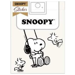 PKS299 PEANUTS 耐水耐熱ステッカー スイッチ スヌーピー ブランコ [キャラクターグッズ]